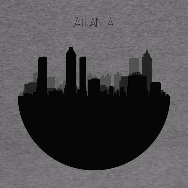 Atlanta Skyline by inspirowl